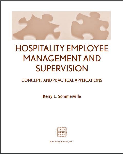 HOSPITALITY EMPLOYEE MANAGEMENT AND SUPERVISION